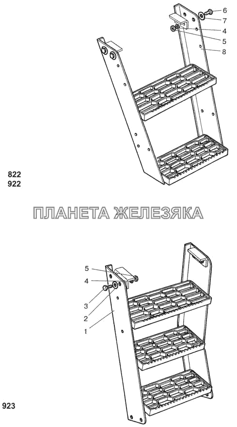 Подножка МТЗ-922